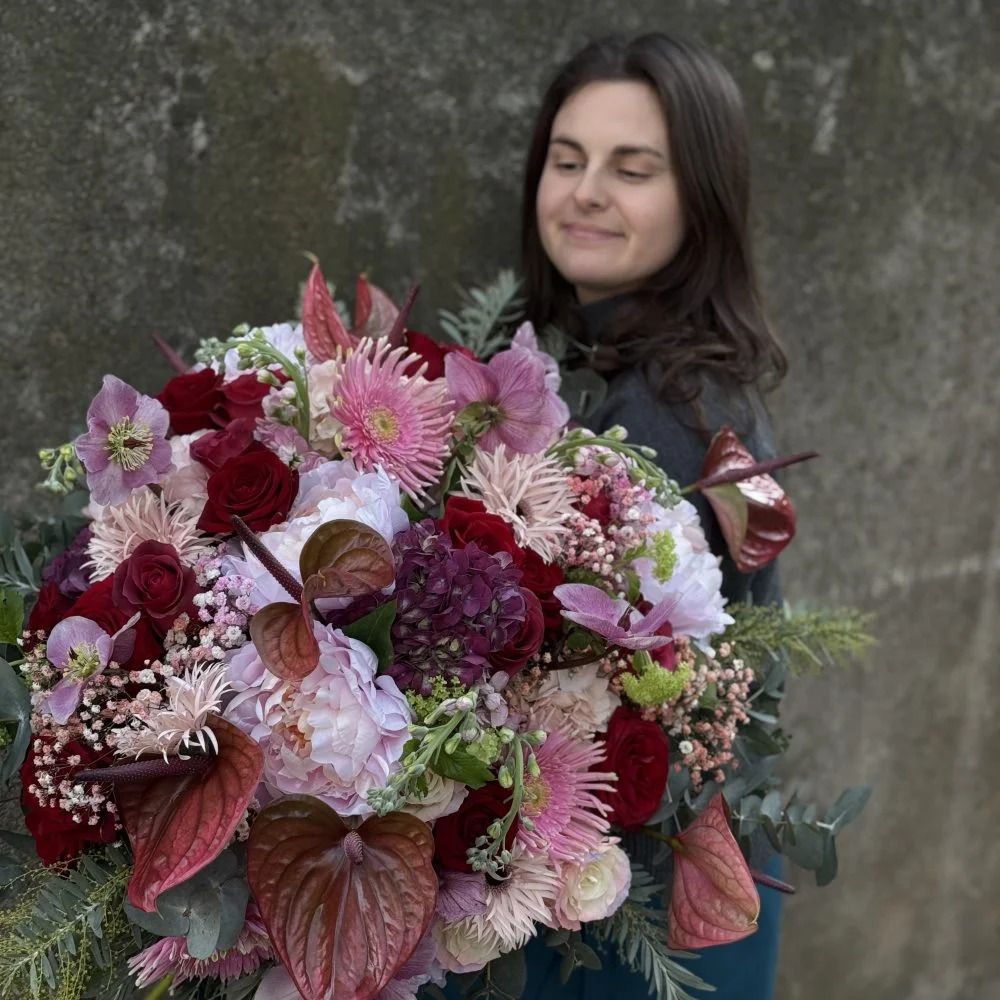 Bouquet romantique, par Langage Des Fleurs, fleuriste à Bastia