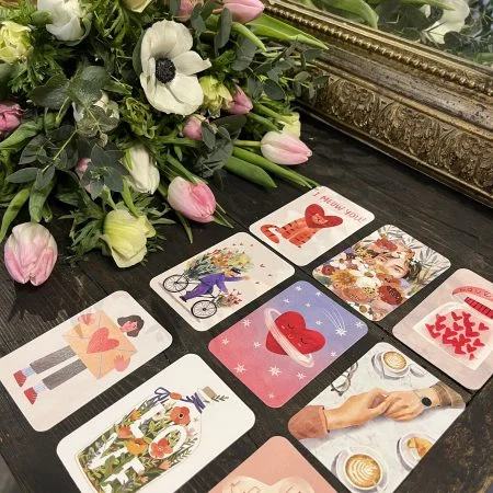 Carte, par Dahlia Pinnata Fleuriste, fleuriste à Lambersart