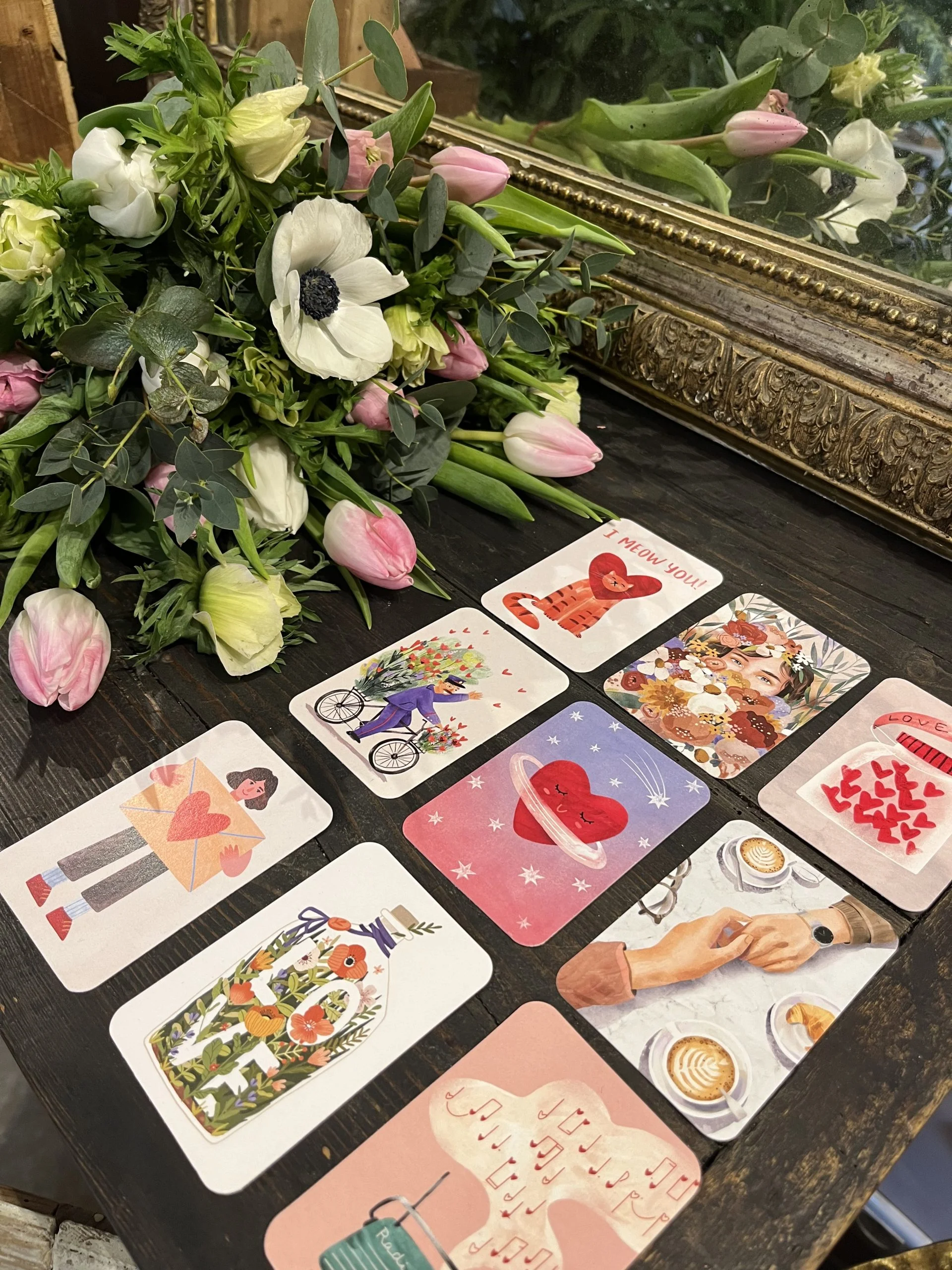 Carte, par Dahlia Pinnata Fleuriste, fleuriste à Lambersart