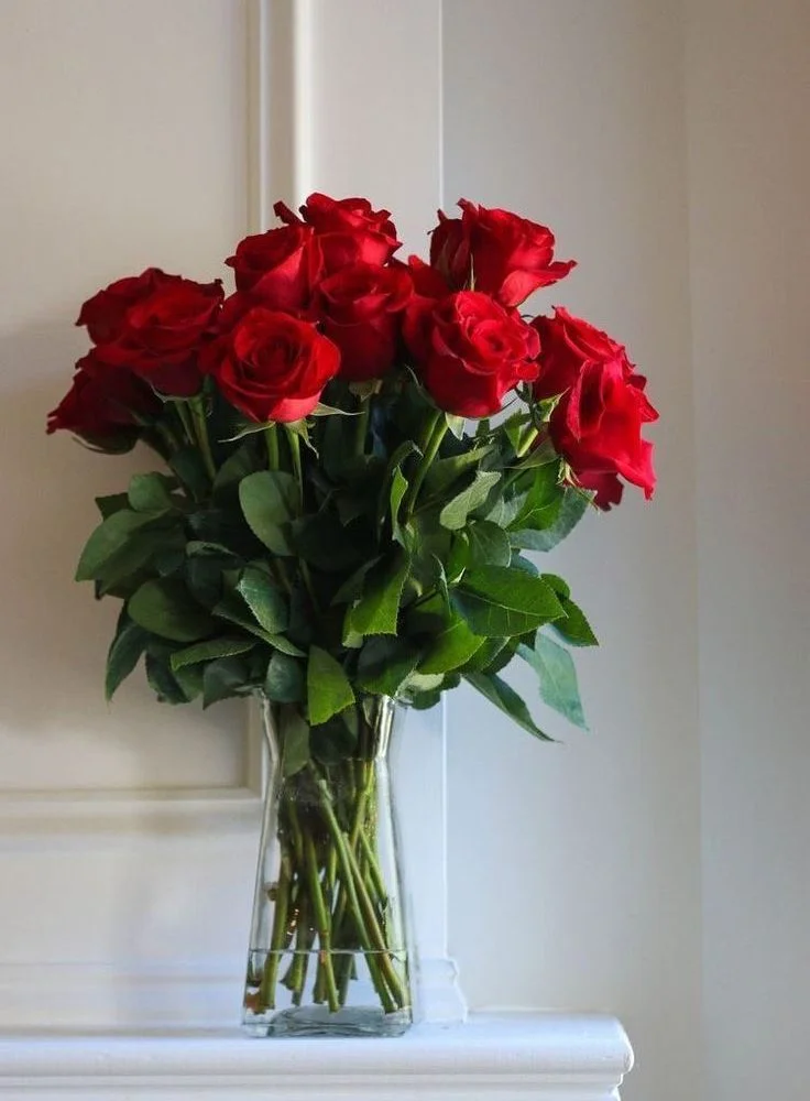 Rose rouge 70 cm, par Art Végétal, fleuriste à Corbas