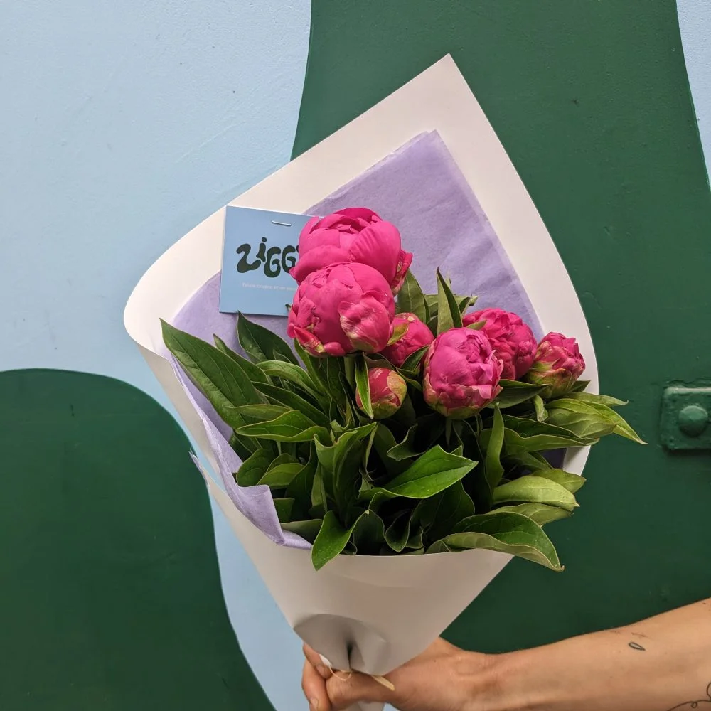 Bouquet de Pivoines, par Ziggy, fleuriste à Marseille