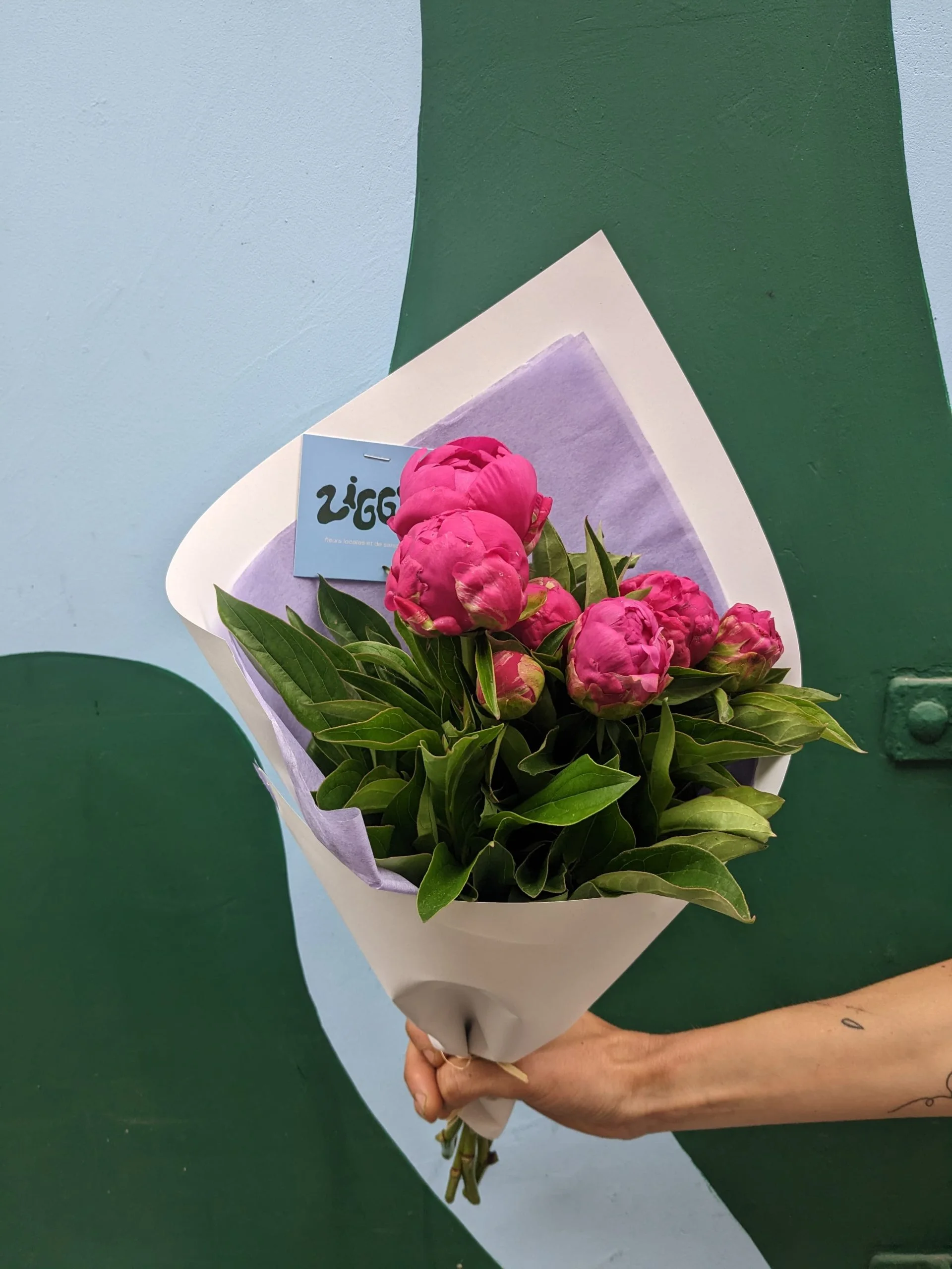 Bouquet de Pivoines, par Ziggy, fleuriste à Marseille