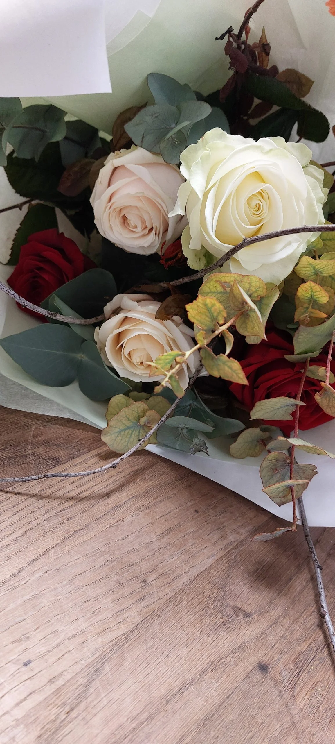 Bouquet de roses, par Gaïa, fleuriste à Ondres