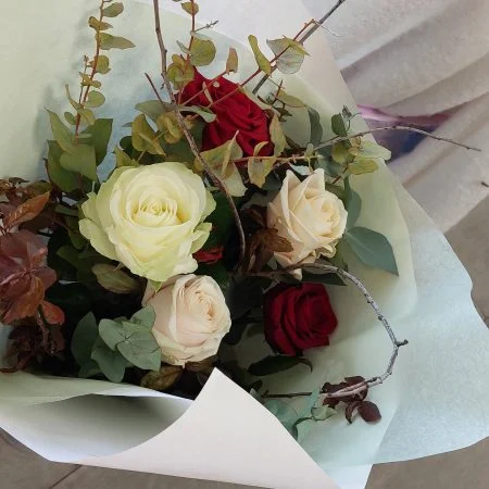 Bouquet de roses, par Gaïa, fleuriste à Ondres