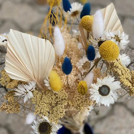 Bouquet de Fleurs Séchées, par Les Jolies Fleurs, fleuriste à La Rochelle