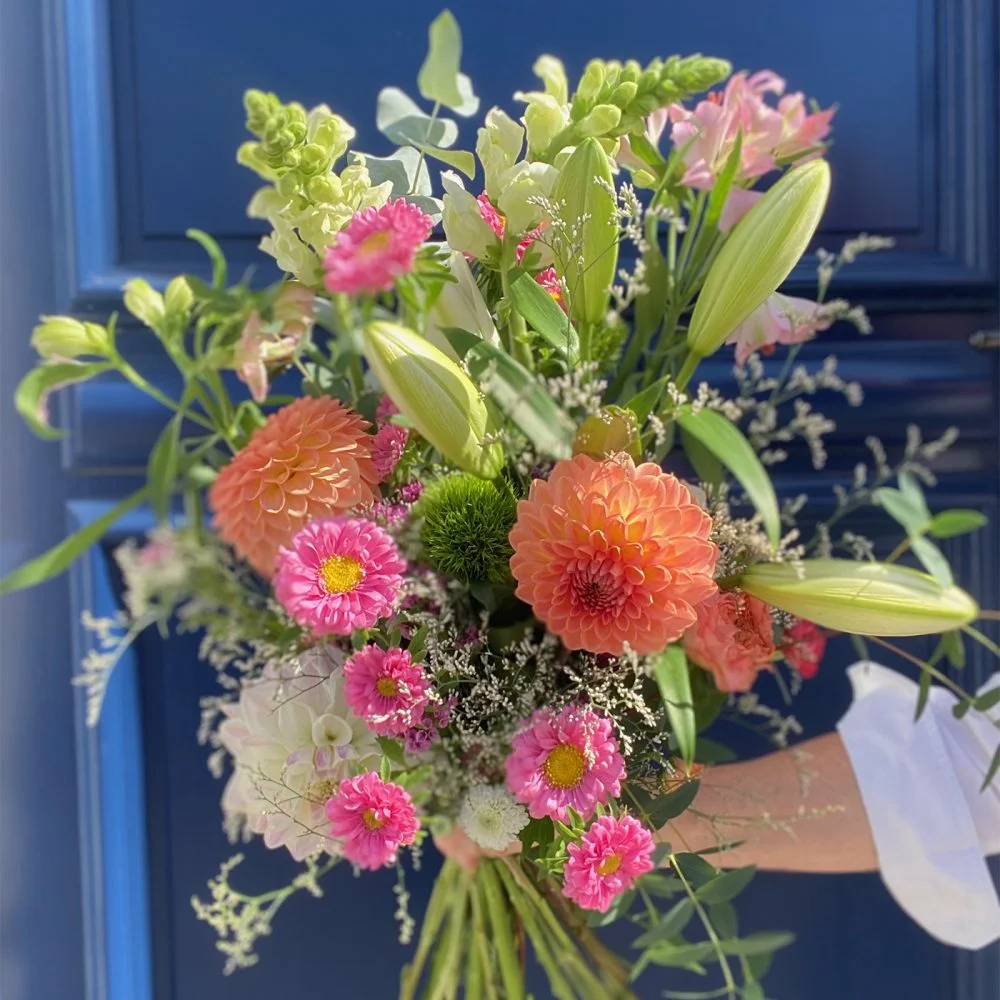 Bouquet de saison, par Les Jolies Fleurs, fleuriste à La Rochelle
