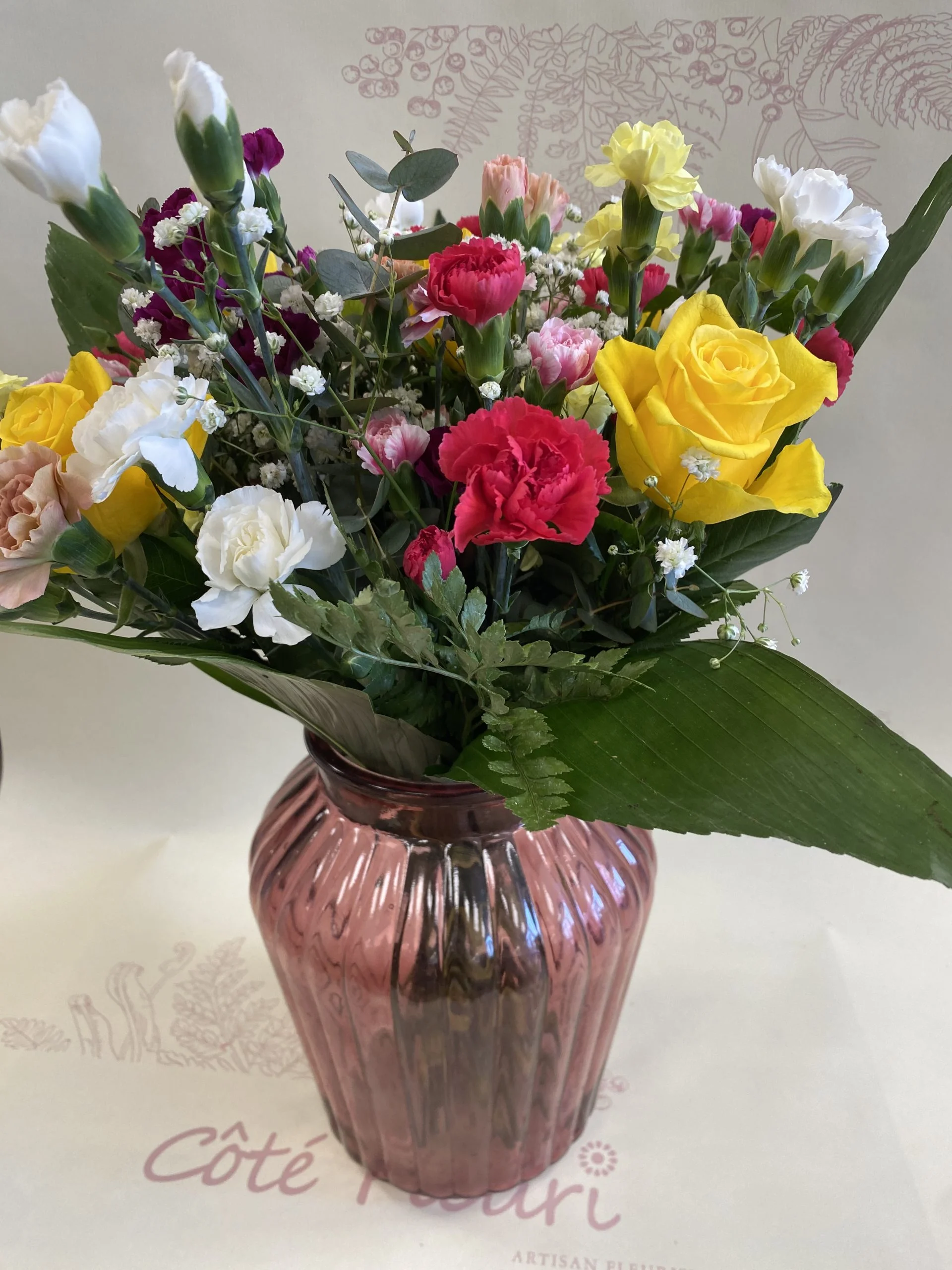 Bouquet Plaisir, par Côté Fleuri, fleuriste à Pau