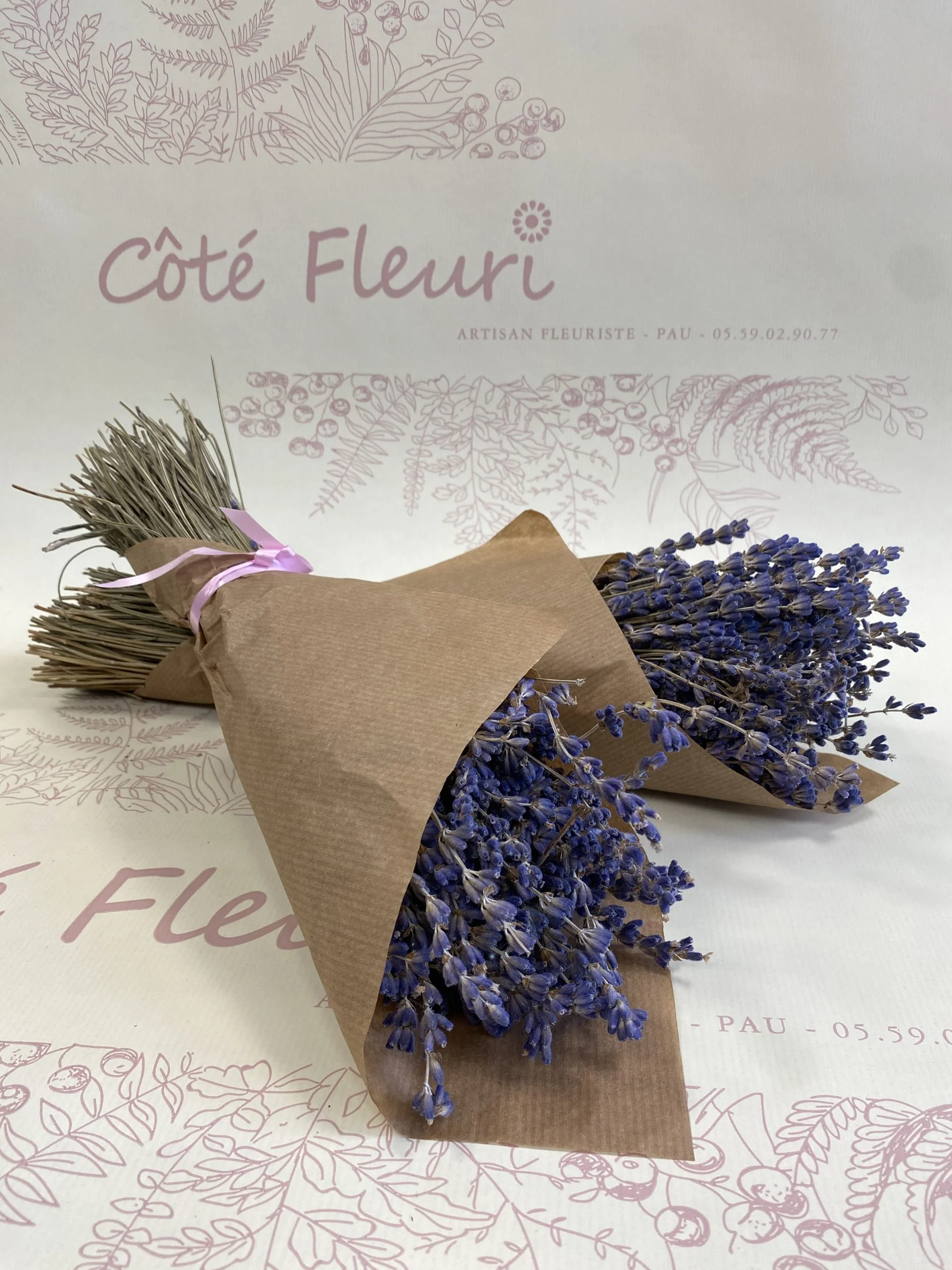 Bouquet de lavande, par Côté Fleuri, fleuriste à Pau