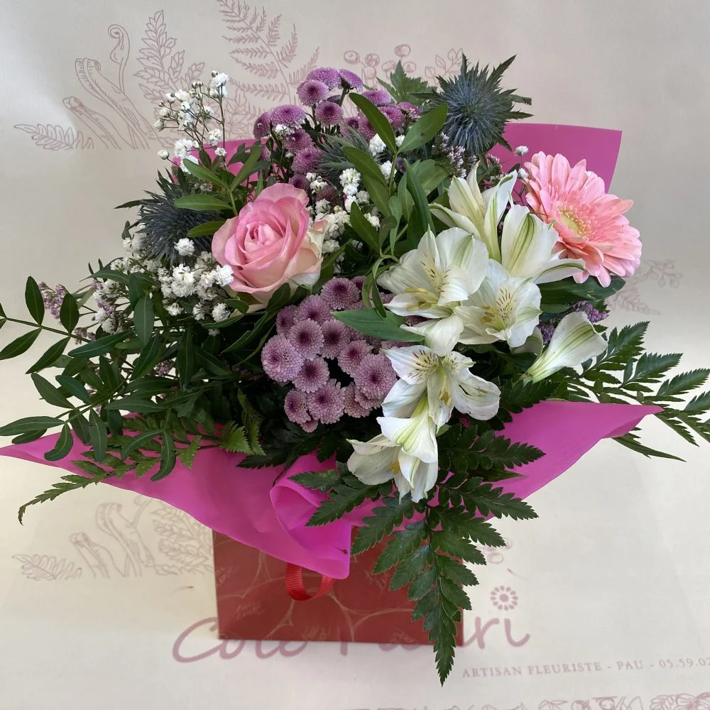 Bouquet Rétablissement, par Côté Fleuri, fleuriste à Pau