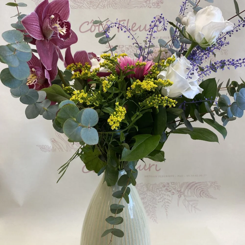Bouquet Félicitations, par Côté Fleuri, fleuriste à Pau