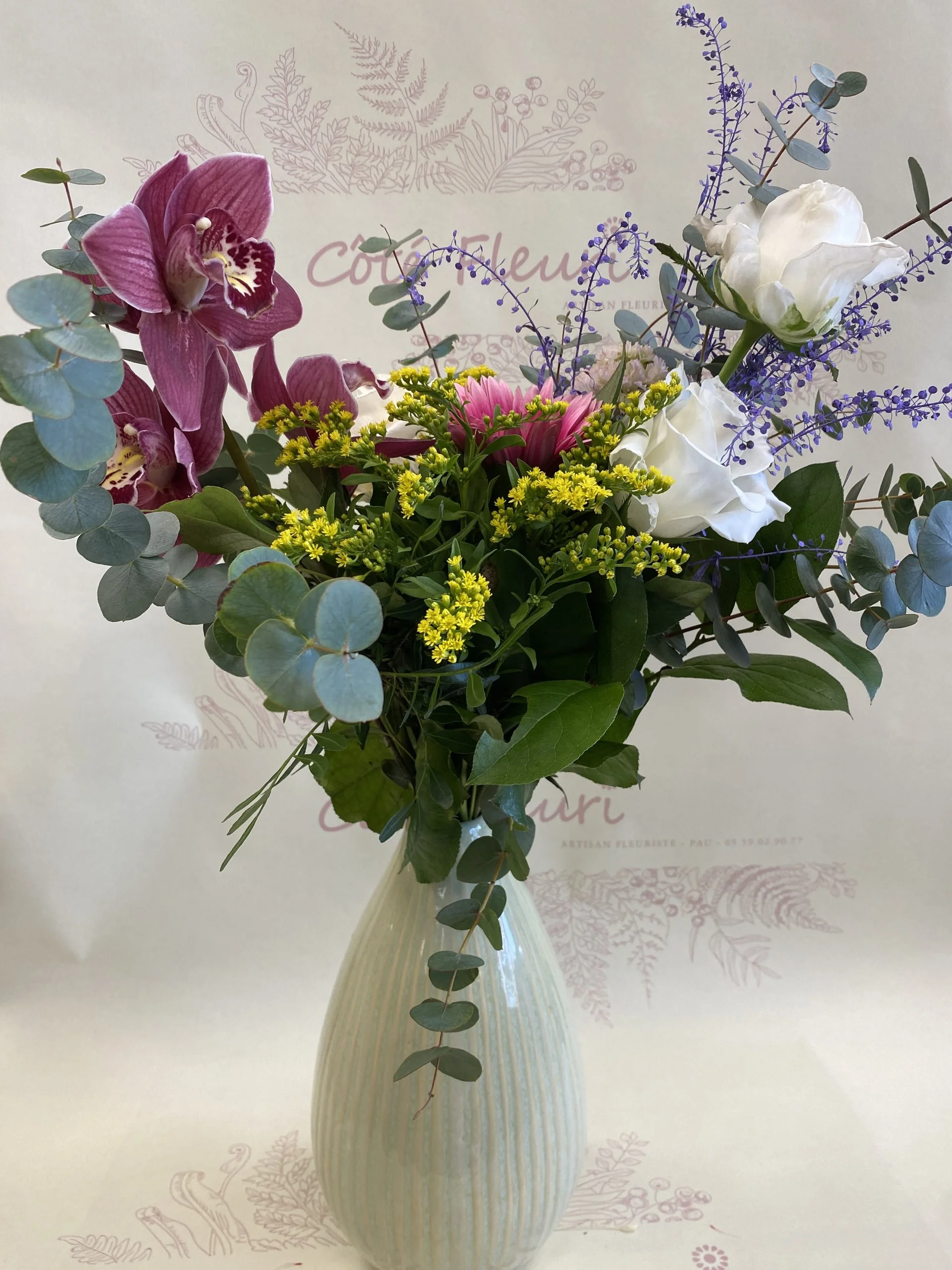 Bouquet Félicitations, par Côté Fleuri, fleuriste à Pau