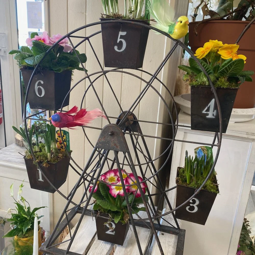Décoration plantes fleuries de jardin, par Gaïa, fleuriste à Ondres
