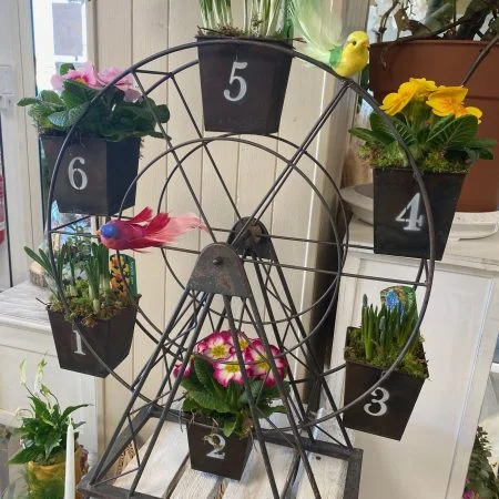 Décoration plantes fleuries de jardin, par Gaïa, fleuriste à Ondres