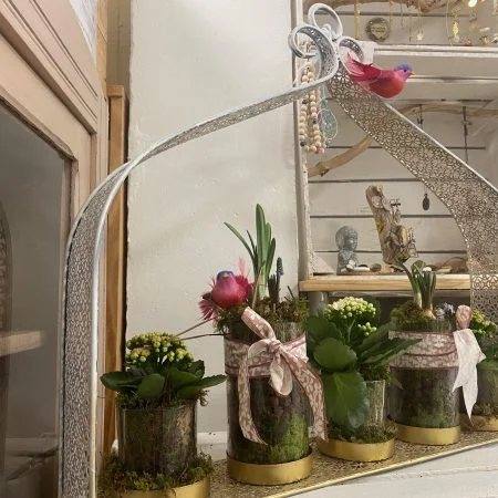 Décoration plantes fleuries de jardin, par Gaïa, fleuriste à Ondres