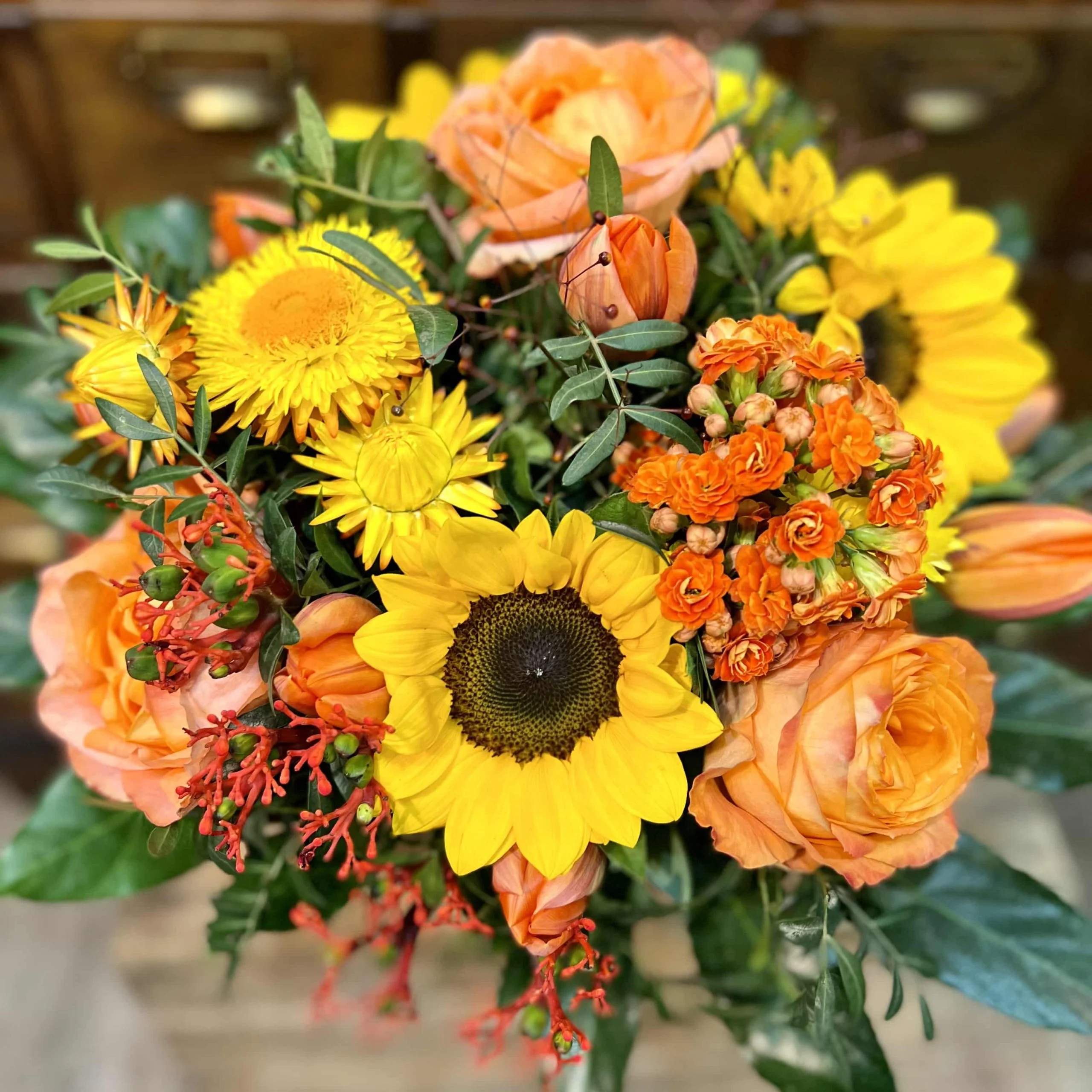 Bouquet Eté, par Bonheur des fleurs, fleuriste à La Montagne