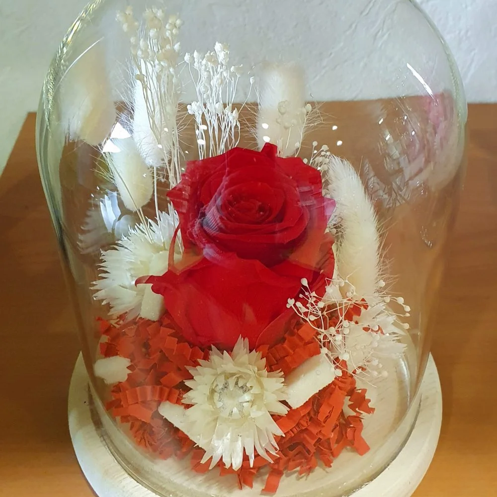 ROSE ETERNELLE GRAND MODELE, par Julie Fleurs, fleuriste à Carmaux