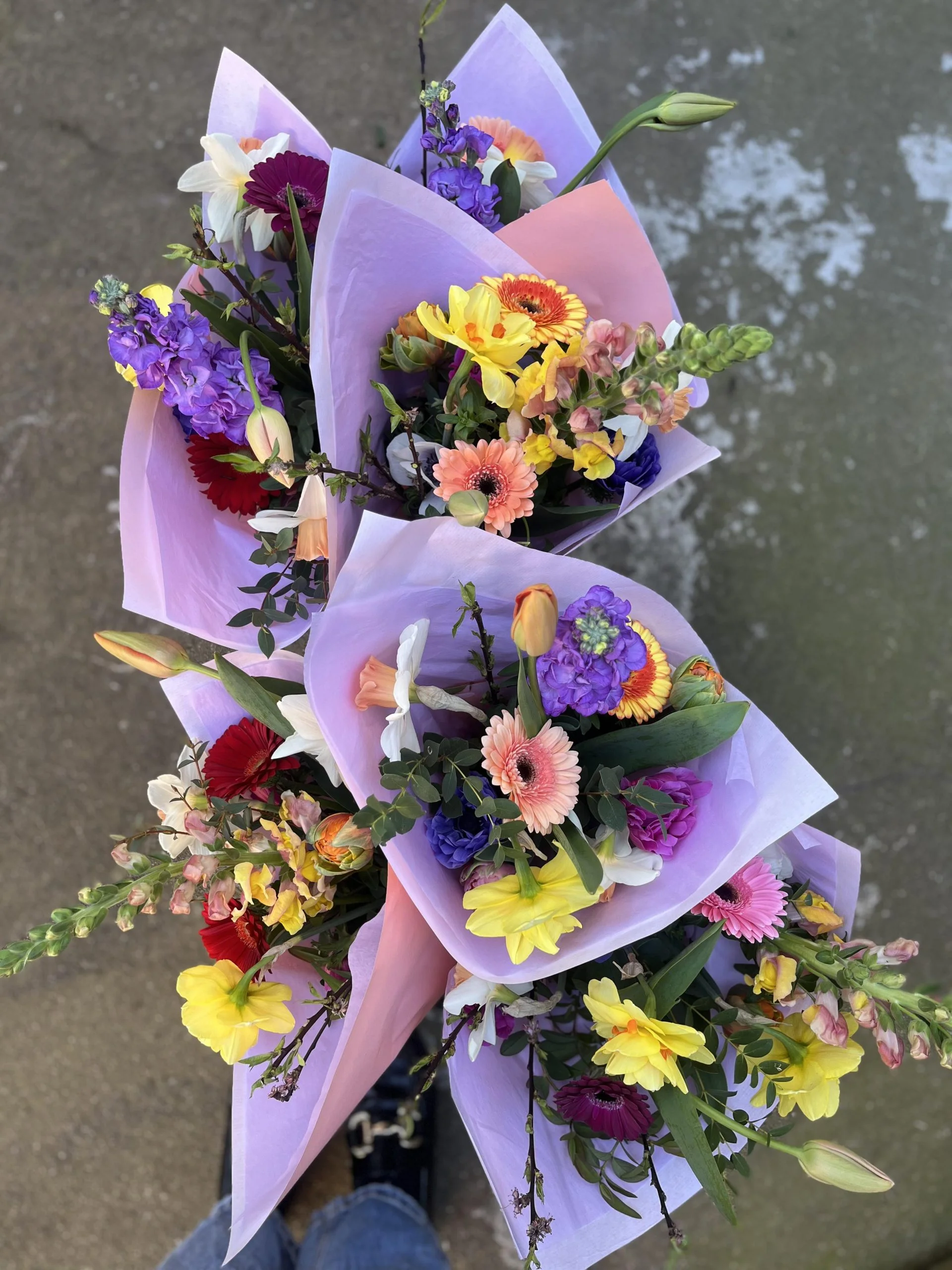 Bouquet fleurs locales, par Eglantine Fleuriste, fleuriste à Bouguenais