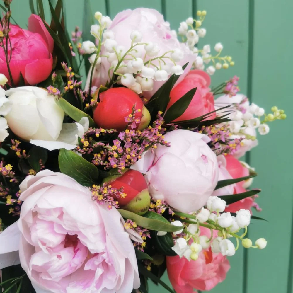 Bouquet de l'Artisan, par Pom'Violette, fleuriste à Gex