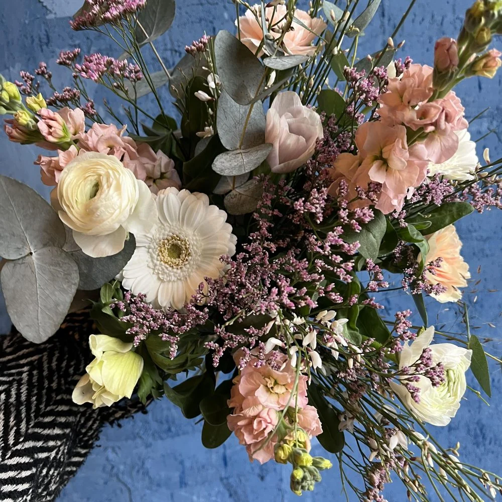 Bouquet Nouvel An, par Atelier Floral du Mondelot, fleuriste à Saint-Sernin-du-Plain