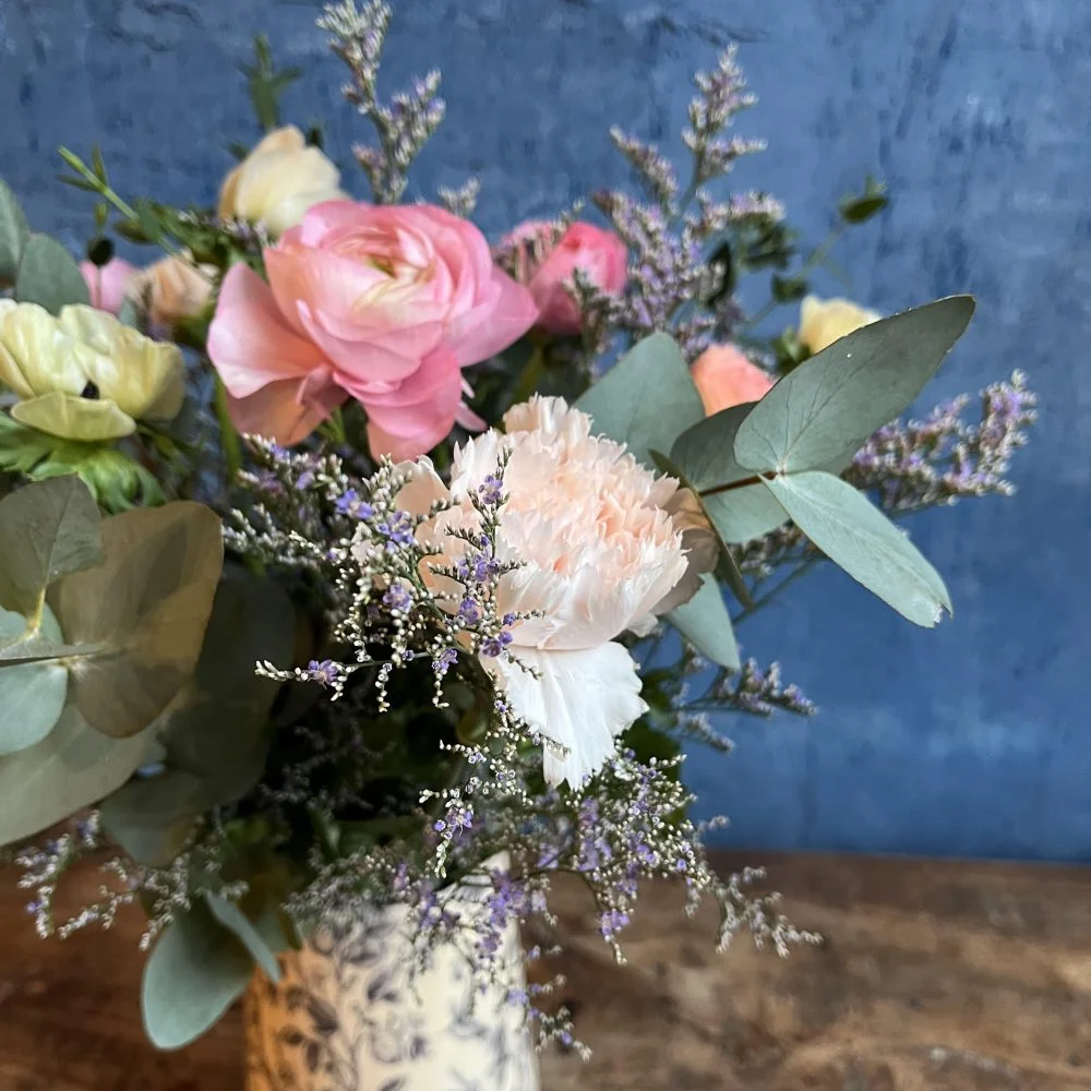 Bouquet Naissance, par Atelier Floral du Mondelot, fleuriste à Saint-Sernin-du-Plain