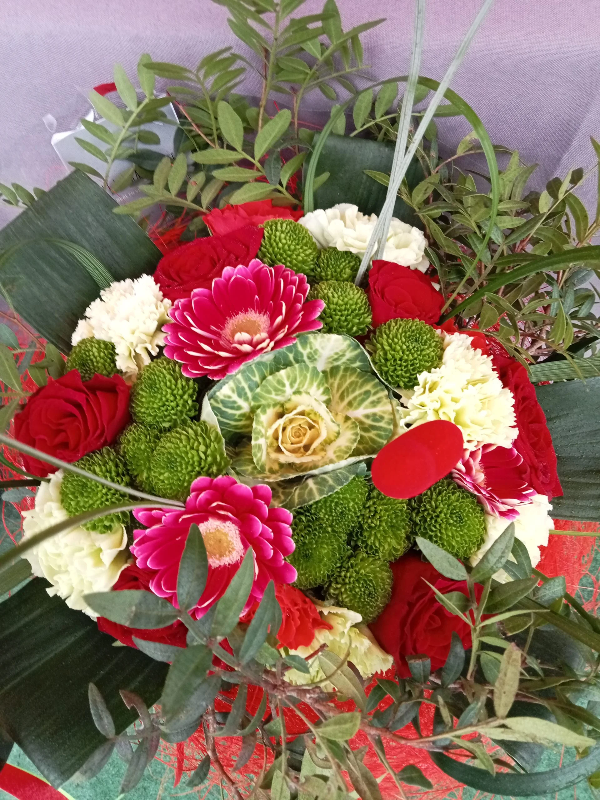BOUQUET AMOUR, par Lili la main verte, fleuriste à Talence