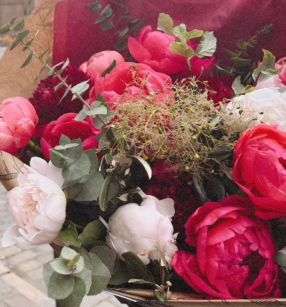 Bouquet de Pivoines, par Poésie Fleurie, fleuriste à Toulouse