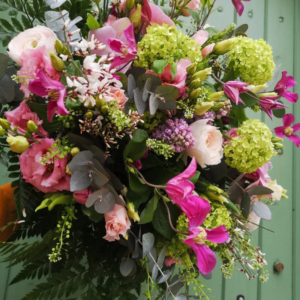 Bouquet Rétablissement, par Pom'Violette, fleuriste à Gex