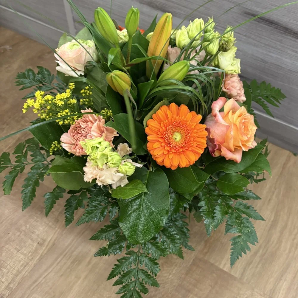 Bouquet Champêtre, par La Fleur Baralbine, fleuriste à Bar-sur-Aube