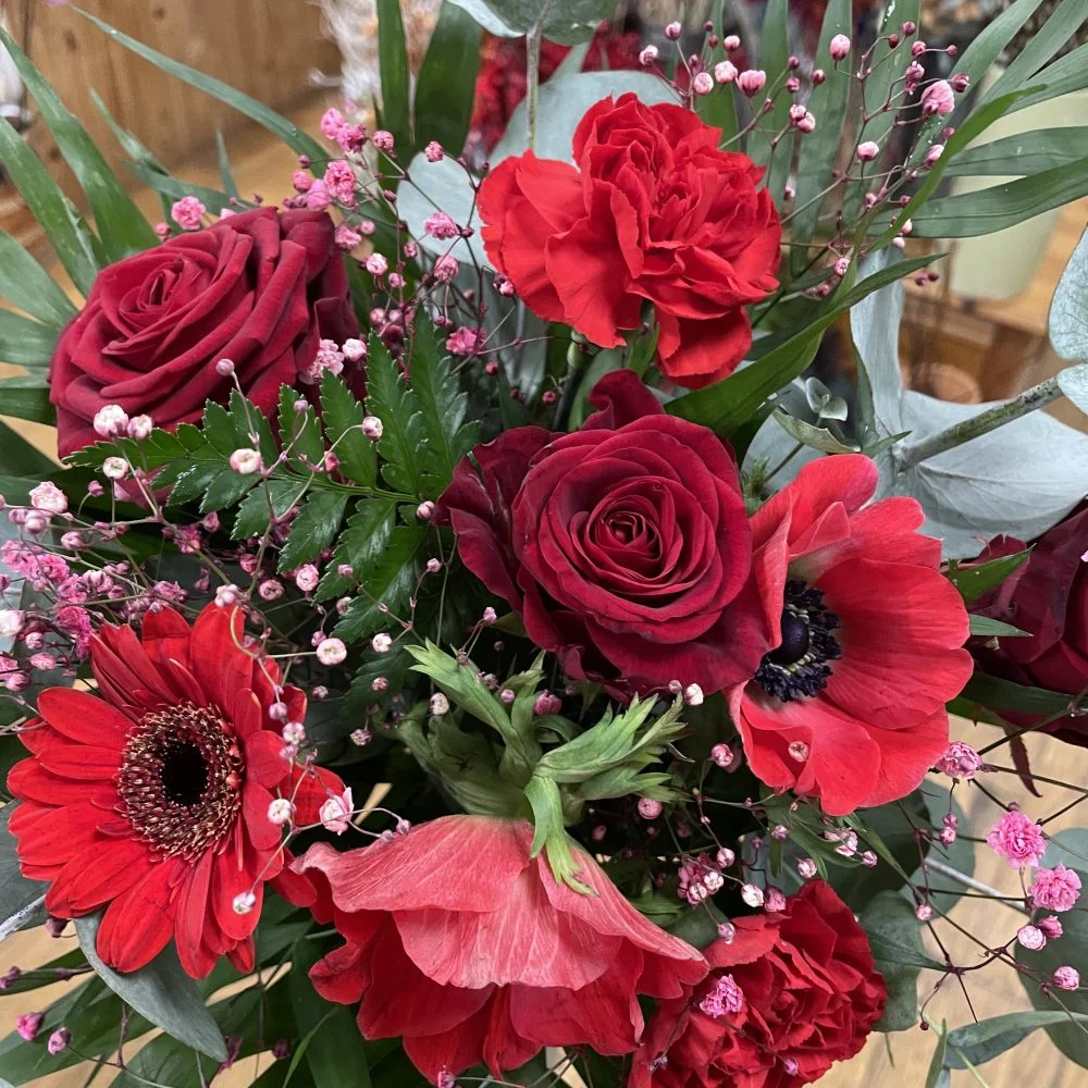 Bouquet Amour, par Pom'Violette, fleuriste à Gex