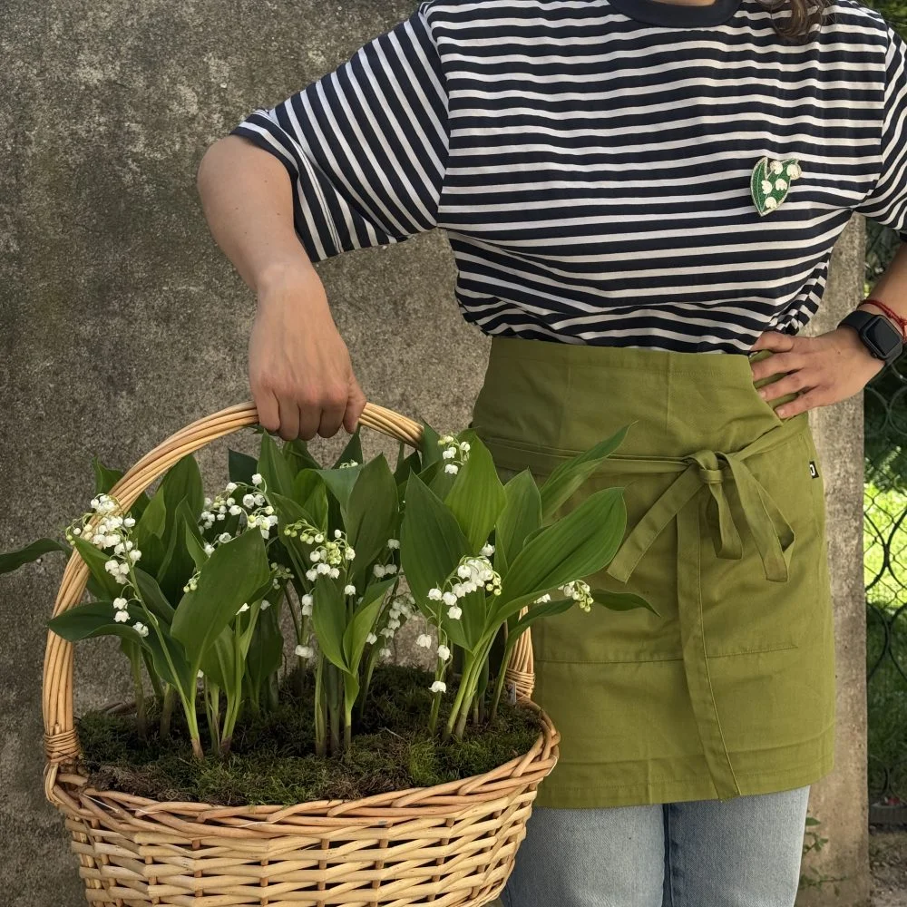 Panier muguets, par Langage Des Fleurs, fleuriste à Bastia