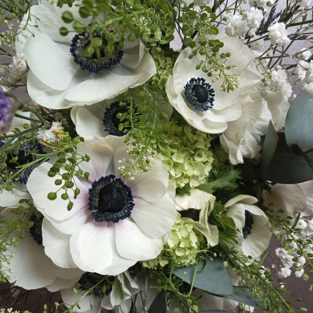 BOUQUET D'ANEMONES, par Lili la main verte, fleuriste à Talence