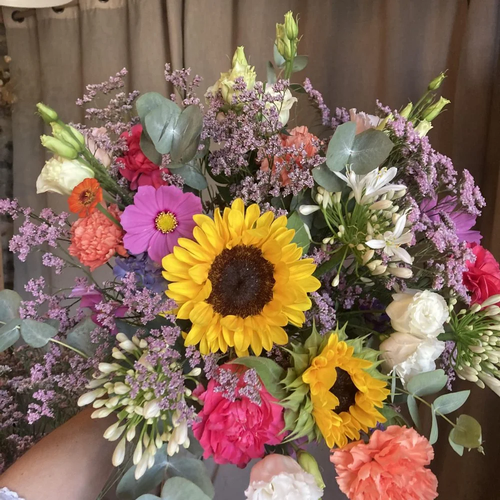 Bouquet Été, par Atelier Floral du Mondelot, fleuriste à Saint-Sernin-du-Plain