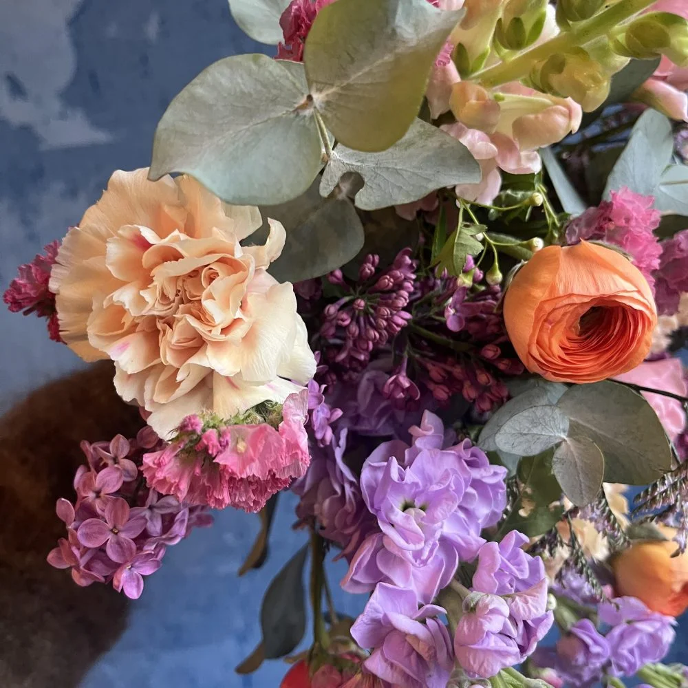 Bouquet Printemps, par Atelier Floral du Mondelot, fleuriste à Saint-Sernin-du-Plain