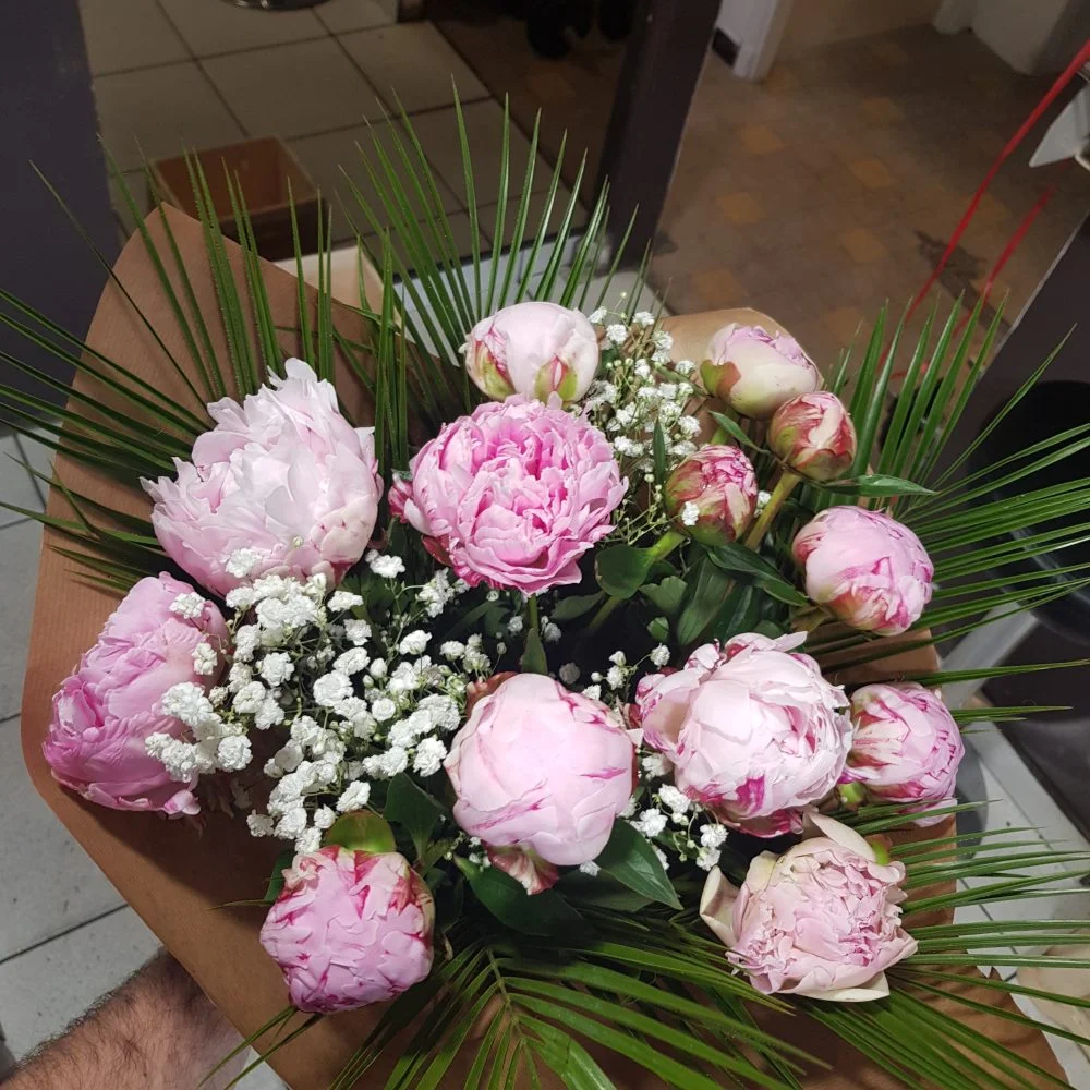 Bouquet de Pivoines, par Floralies 2, fleuriste à Marseille