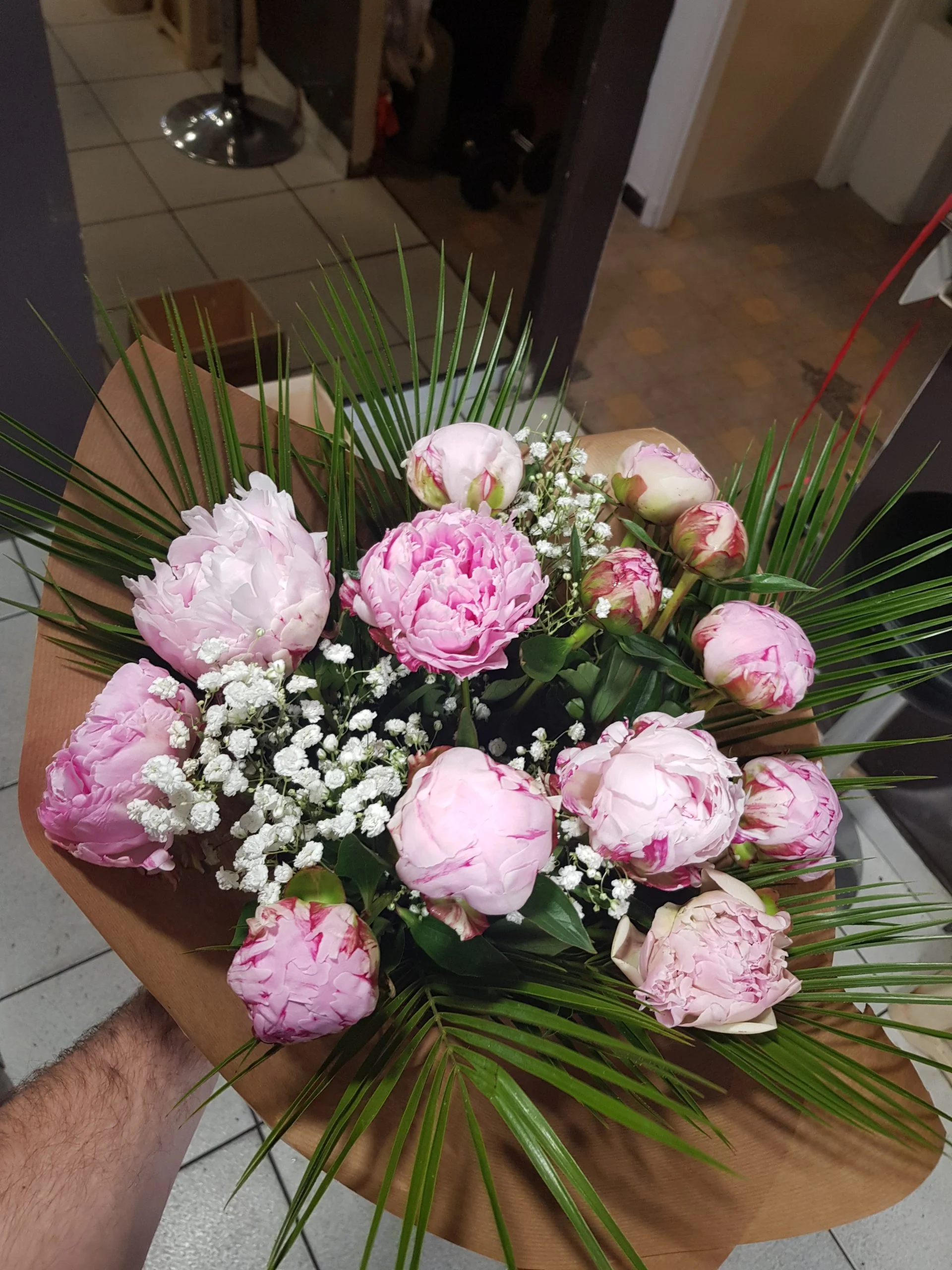 Bouquet de Pivoines, par Floralies 2, fleuriste à Marseille