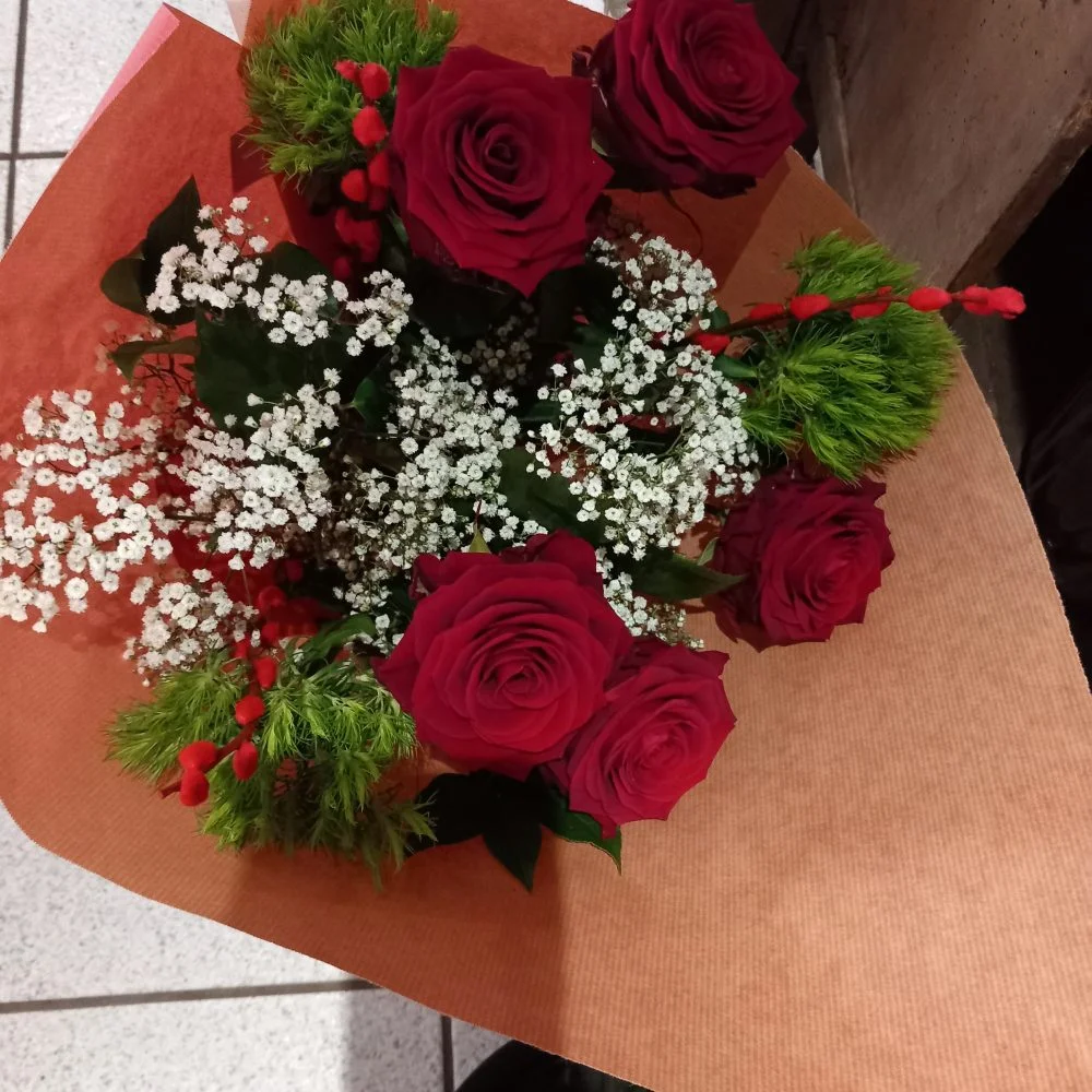 Bouquet Amour, par Aux Fleurs de Sha, fleuriste à Liège