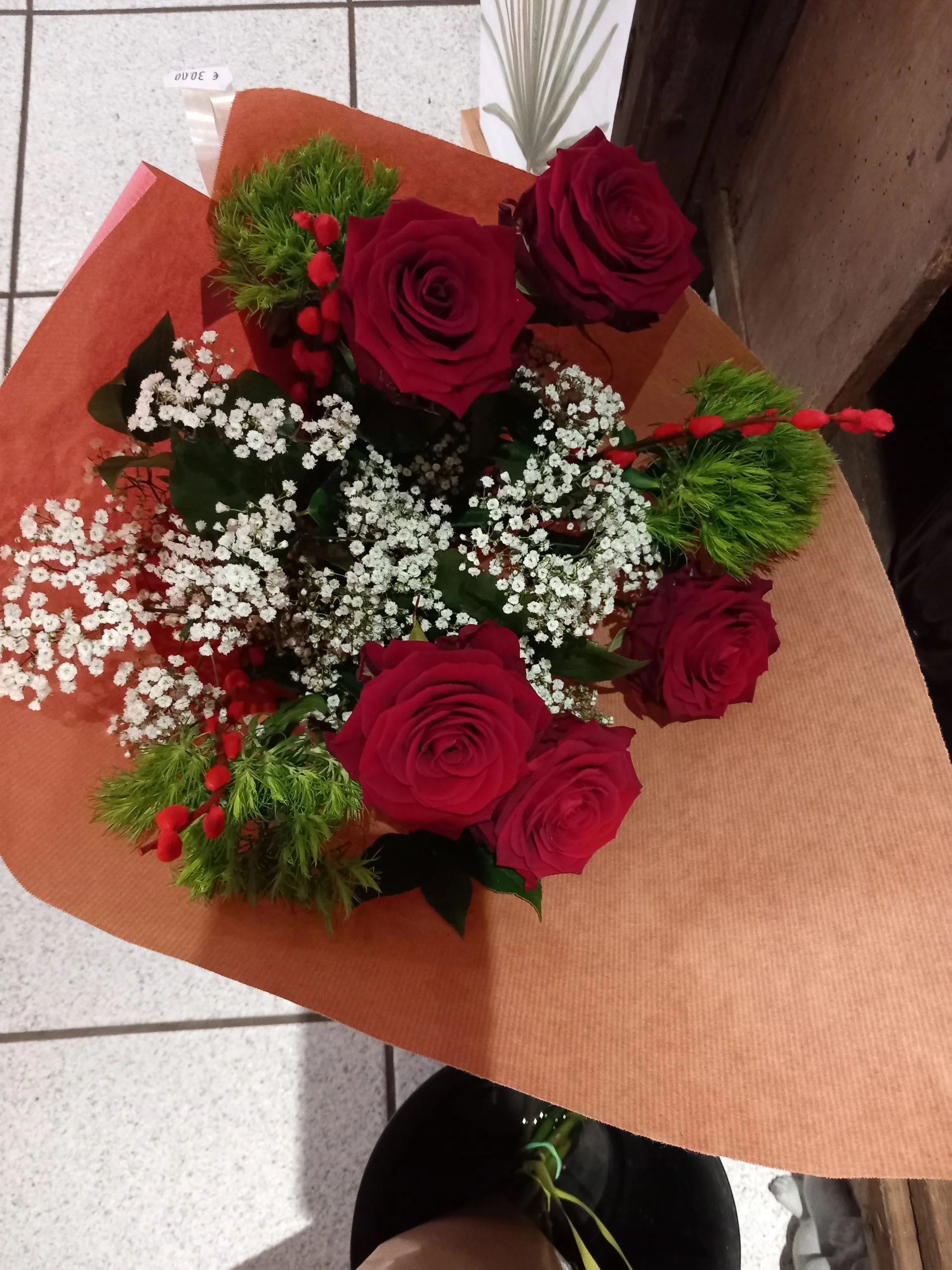 Bouquet Amour, par Aux Fleurs de Sha, fleuriste à Liège