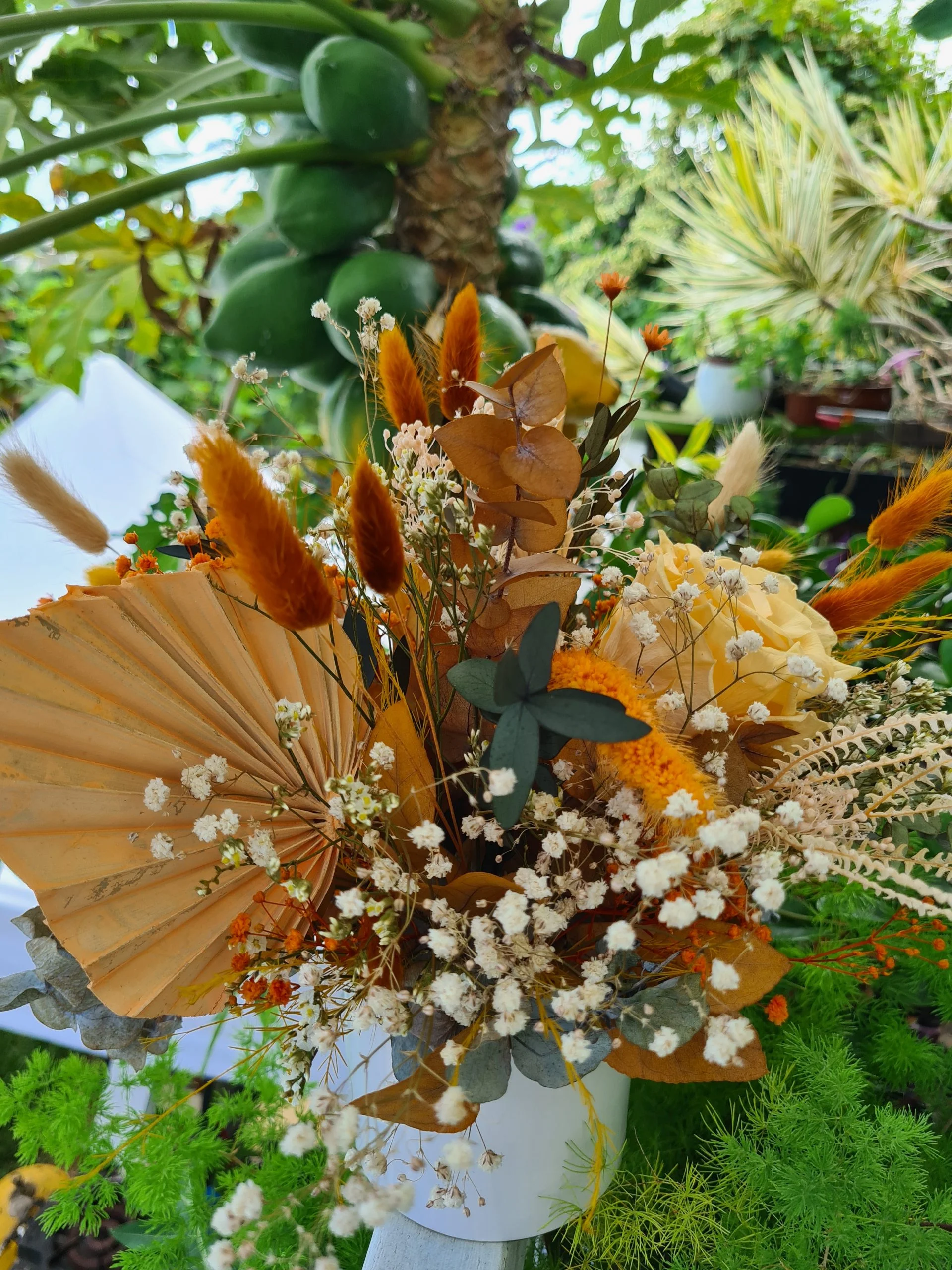 Bouquet de Fleurs Séchées, par Epoustoufleurs, fleuriste à Saint Paul