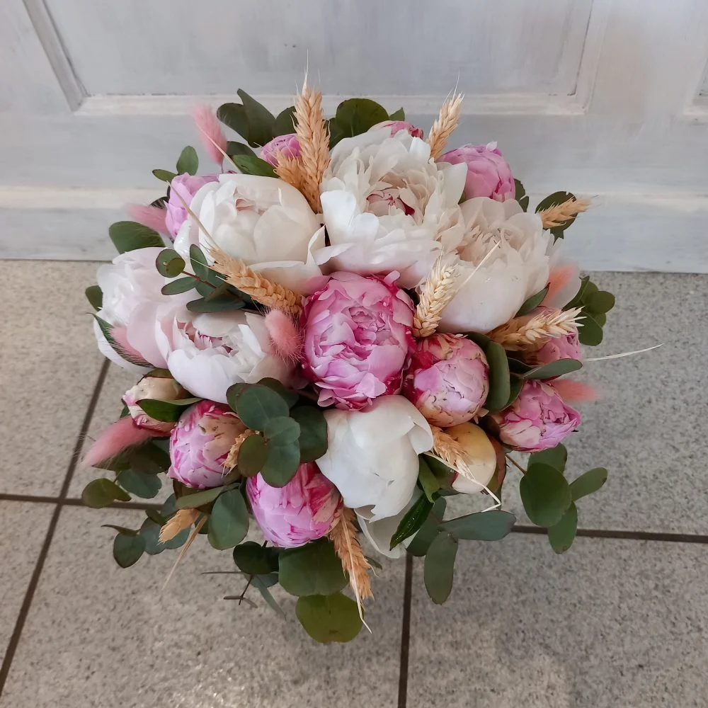 Bouquet Mariage, par Aux Fleurs de Sha, fleuriste à Liège