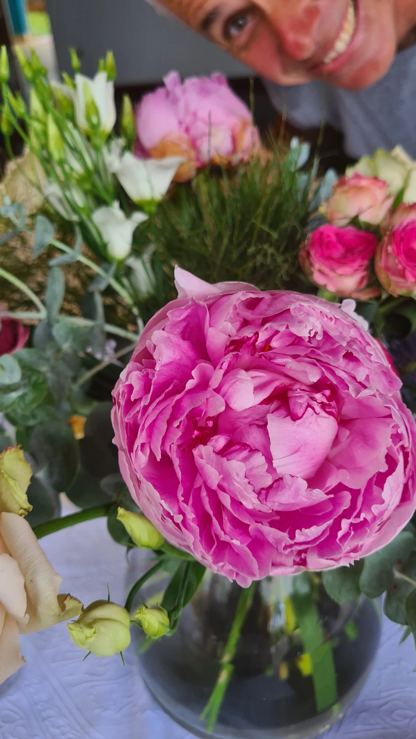 Bouquet de Pivoines, par Epoustoufleurs, fleuriste à Saint Paul
