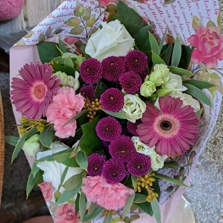Tendresse- bouquet Fête des mères, par La Ros'oir, fleuriste à Nancy