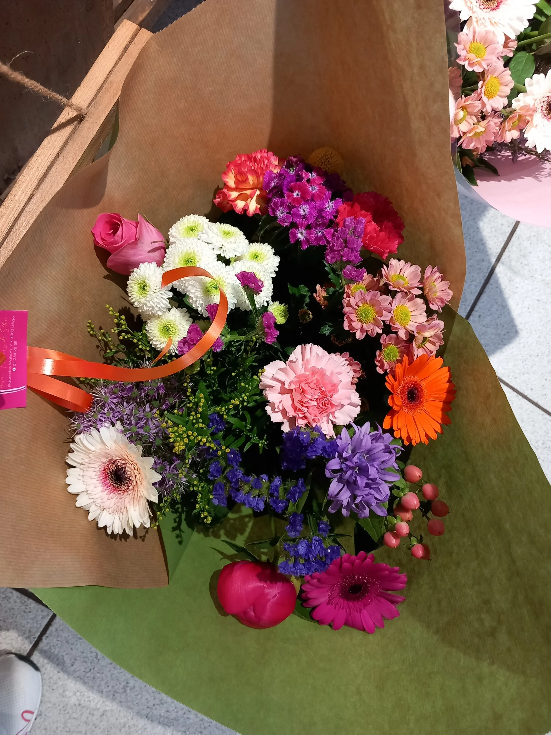 Bouquet Anniversaire, par Aux Fleurs de Sha, fleuriste à Liège