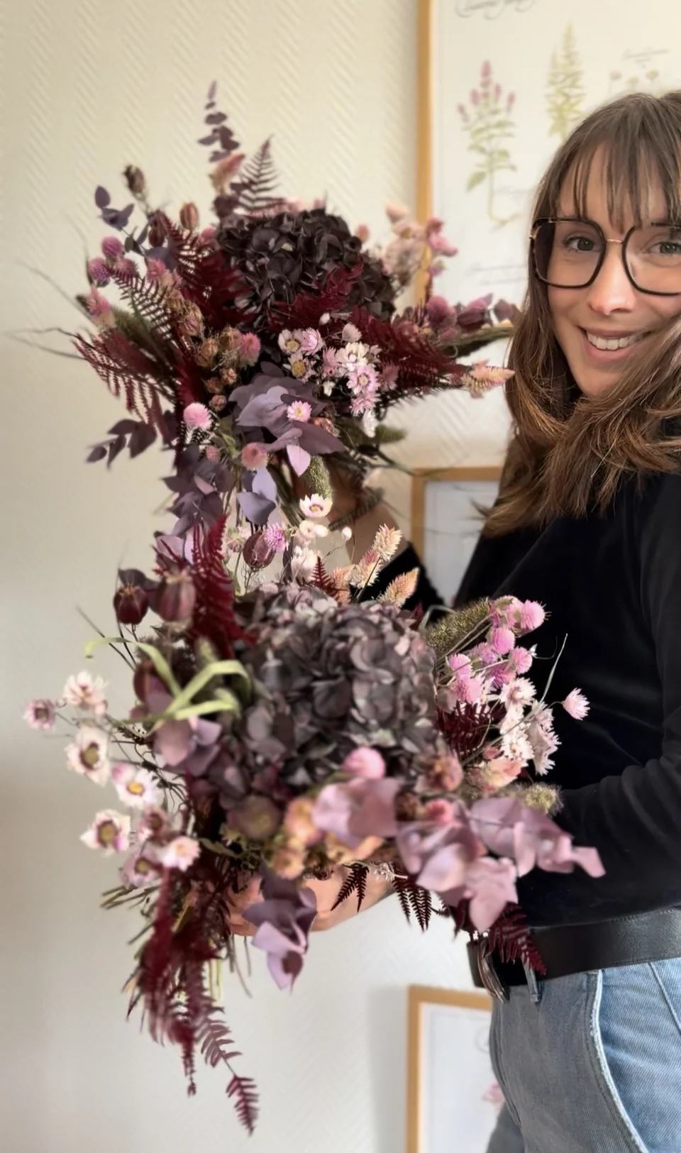 Bouquet de Fleurs Séchées, par MK Fleurs, fleuriste à Lyon
