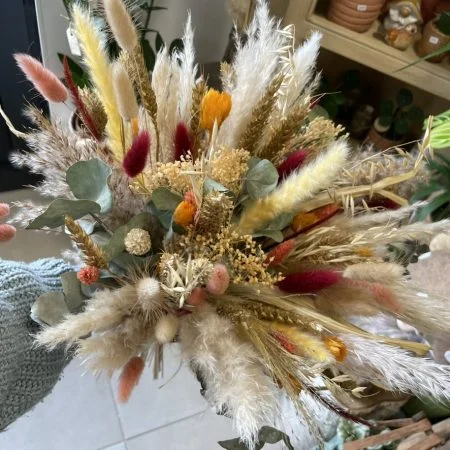 Bouquet de Fleurs Séchées, par Ohana Flore, fleuriste à Dole