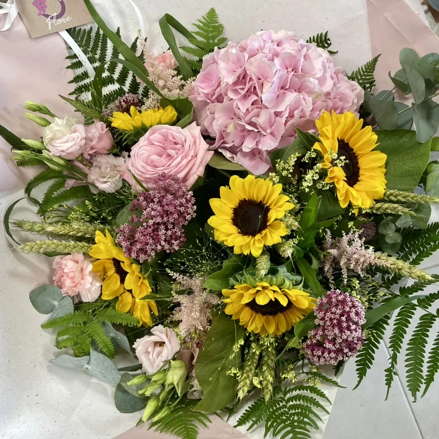 Bouquet Bon Anniversaire, par Ohana Flore, fleuriste à Dole