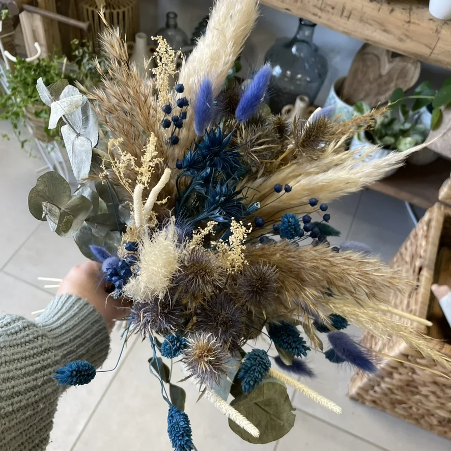 Bouquet de Fleurs Séchées, par Ohana Flore, fleuriste à Dole