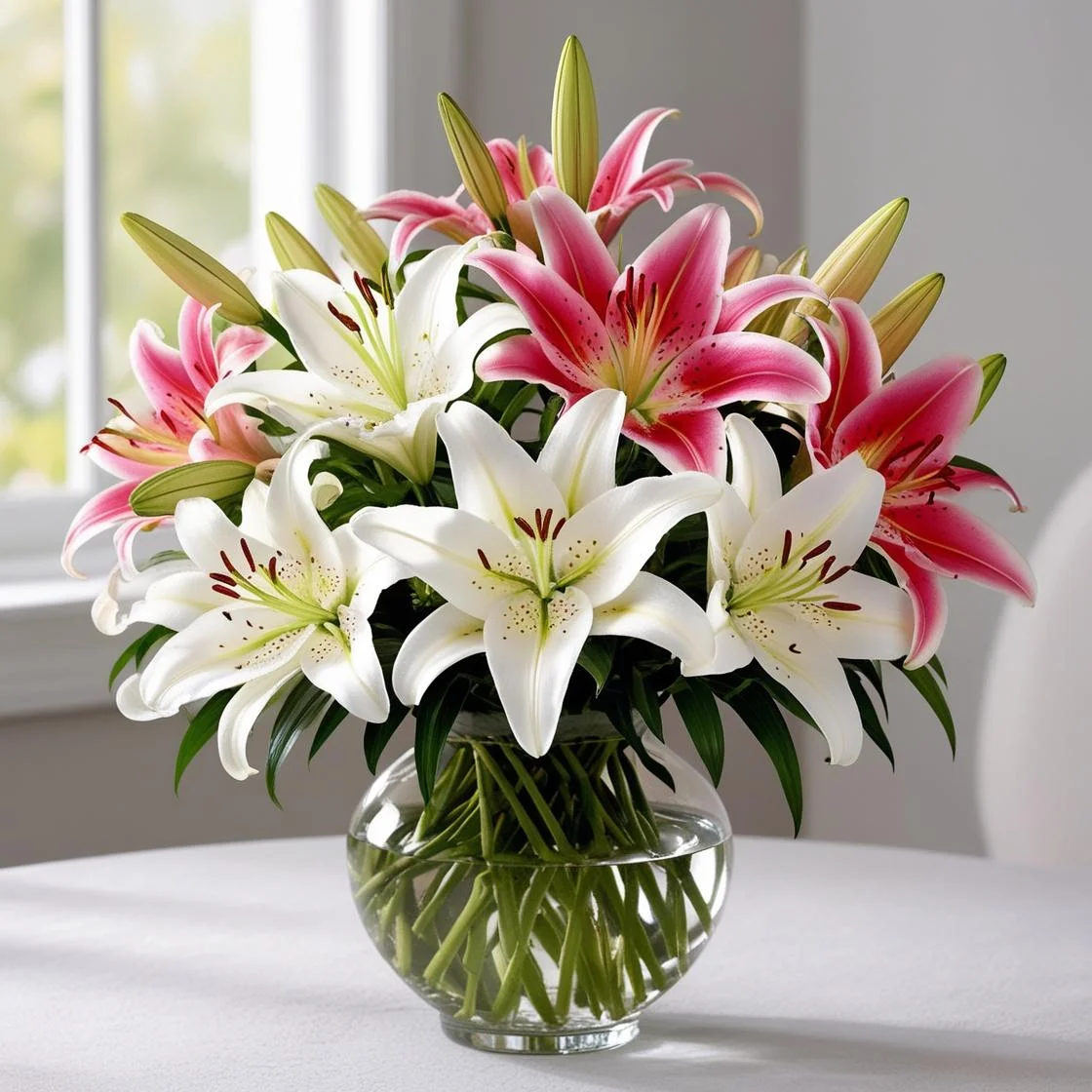 Bouquet de Lys, par Le Monstera, fleuriste à Les Pavillons-sous-Bois
