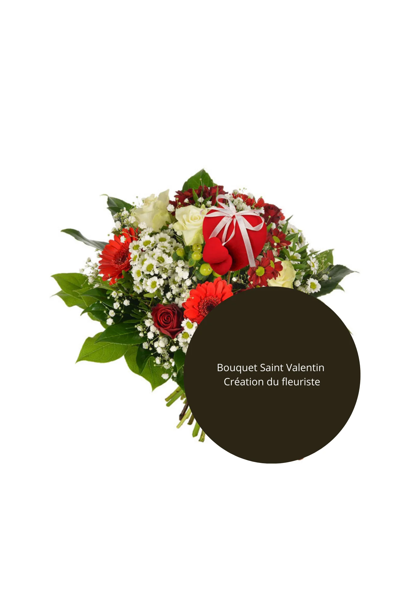 Bouquet du fleuriste Saint Valentin, par Fleurs de Lotus, fleuriste à Le Havre