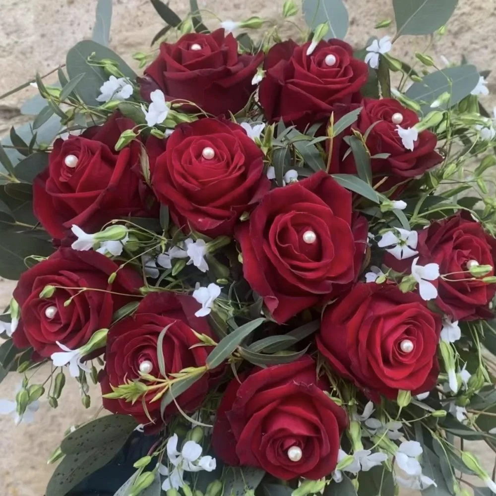 bouquet de roses rouges, par Passion Florale, fleuriste à Duras