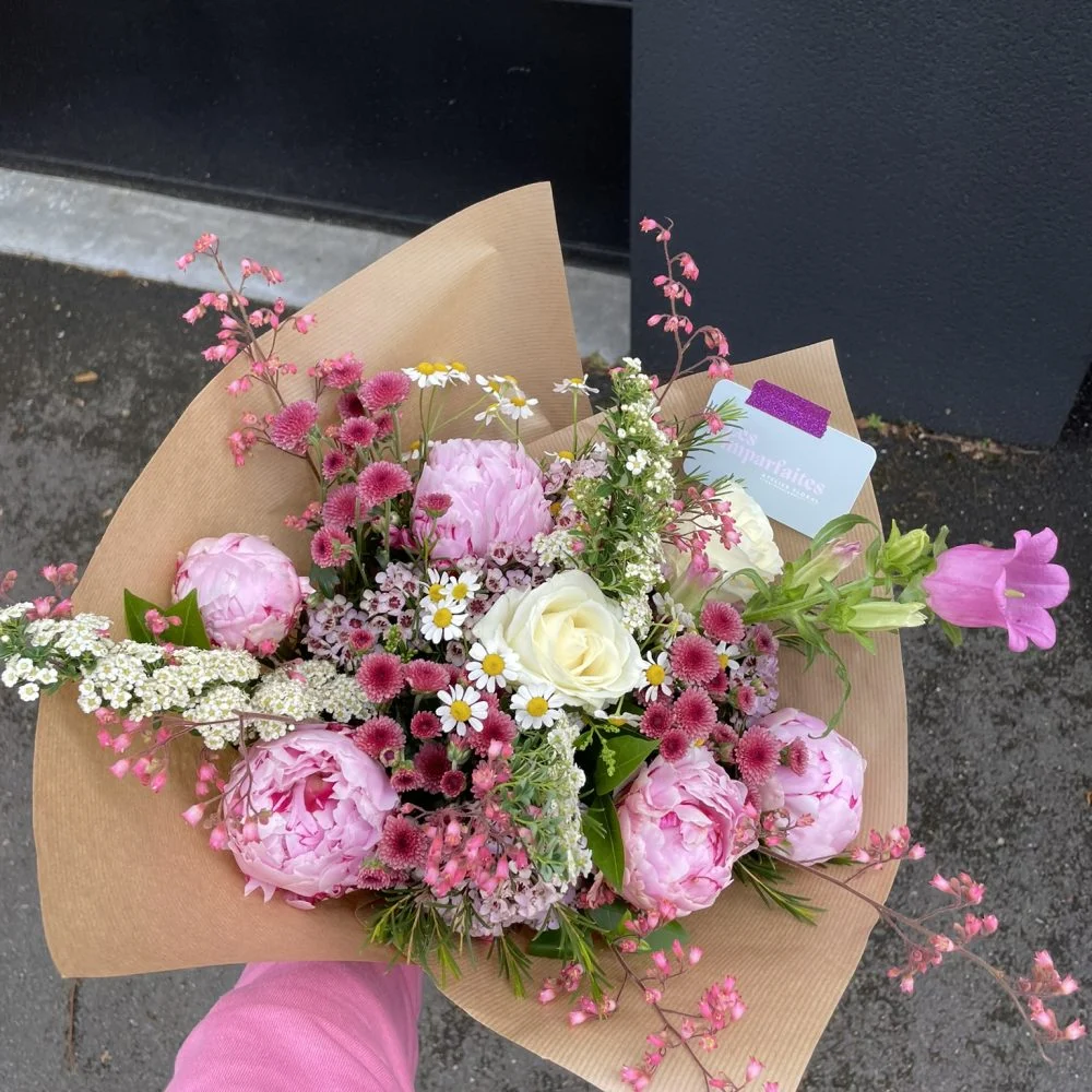 Bouquet de Pivoines, par Les Imparfaites, fleuriste à Cesson-Sévigné